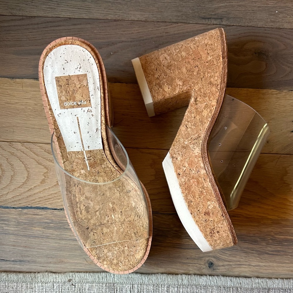 Dolce Vita Clear Sandal heel